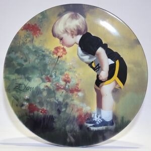 Vtg 86 Donald Zolan Grandma's Garden Wonder Childhood 5th Plate